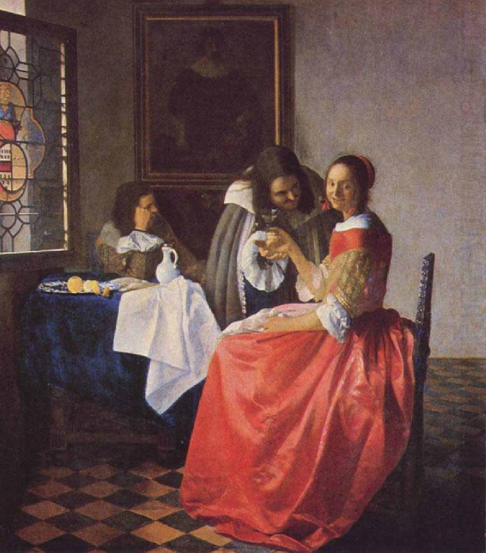 Girl with the Wine Glass, Johannes Vermeer